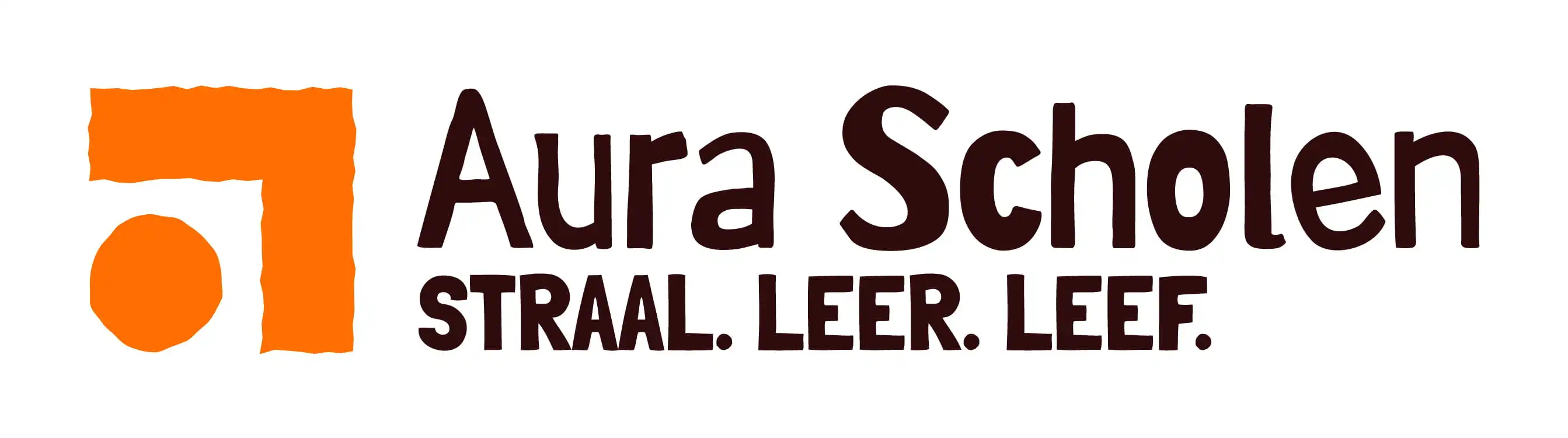 Aura Scholen. Straal. Leer. Leef.